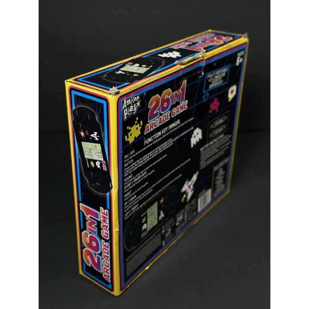 Anker play 26 in 1 Arcade games includes Tank Wars, handheld game Console